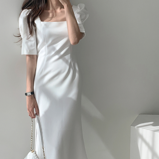 Elegant High Waist Dress