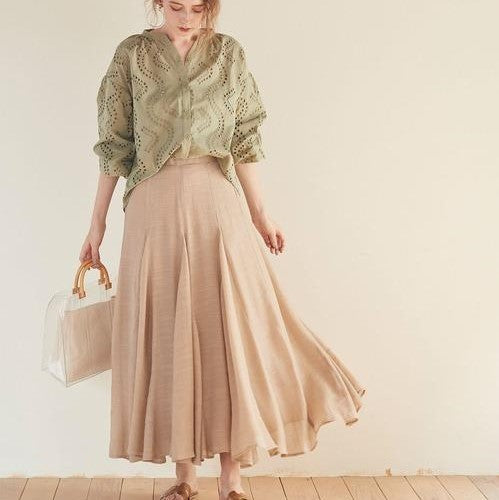 Linen Maxi Skirt