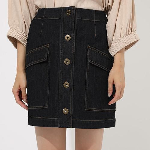 Stitch Work Mini Skirt