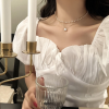 Kpop Fashion Pearl Choker Necklace - Image 3