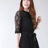 Black Lacy Dress - Image 6