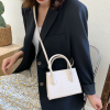 Summer Crocodile Leather Crossbody Bag